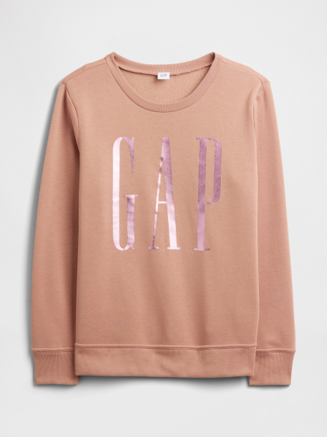 Світшот на флісі GAP з логотипом 1161180033 (Коричневий XS)