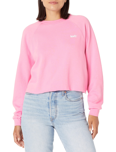 Свитшот женский Levi's 1161499704 (Розовый XXL)