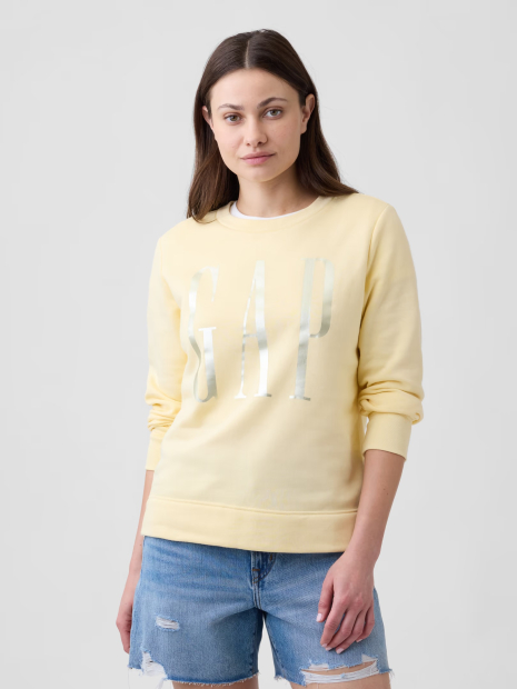 Свитшот на флисе GAP с логотипом 1161608095 (Желтый S)