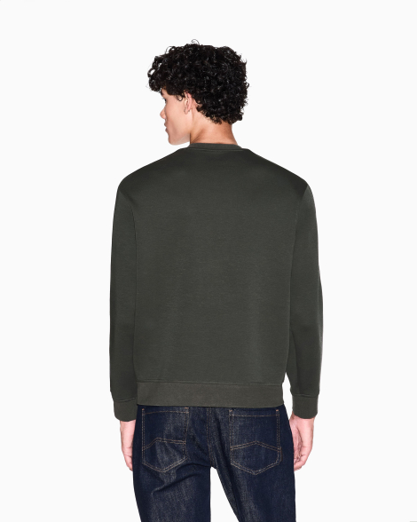 Чоловічий світшот Armani Exchange з логотипом 1161904706 (Зелений XXL)