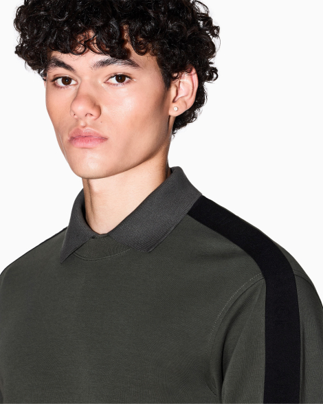 Чоловічий світшот Armani Exchange з логотипом 1161904706 (Зелений XXL)