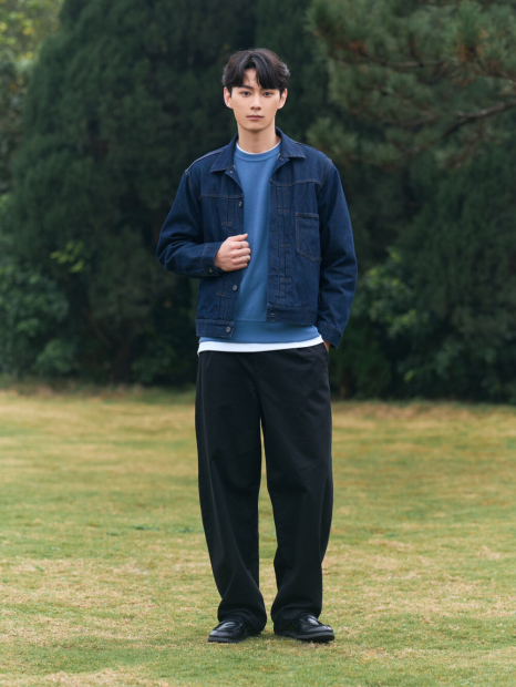 Свитшот UNIQLO с круглым вырезом 1161938414 (Синий 3XL)