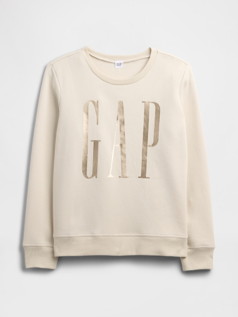 Свитшот на флисе GAP с логотипом 1162361026 (Молочный M)