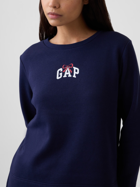 Свитшот женский на флисе GAP с логотипом 1162479084 (Синий S)