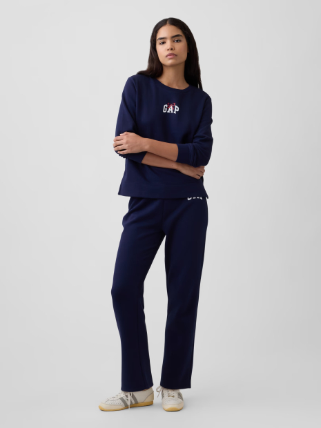 Свитшот женский на флисе GAP с логотипом 1162479084 (Синий S)