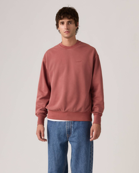 Чоловічий світшот Levi's на флісі 1162586675 (Червоний L)