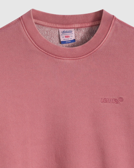 Чоловічий світшот Levi's на флісі 1162586675 (Червоний L)