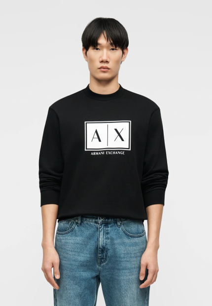 Мужской свитшот Armani Exchange 1162686488 (Черный XXL)