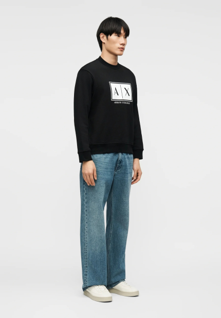 Мужской свитшот Armani Exchange 1162686488 (Черный XXL)