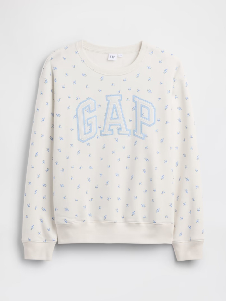 Свитшот на флисе GAP с логотипом 1162937039 (Молочный XXL)