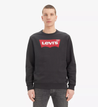 Мужской свитшот Levi's на флисе 1159838159 (Черный M)