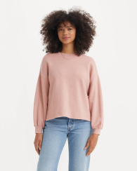 Свитшот женский Levi's флис 1159838261 (Розовый S)