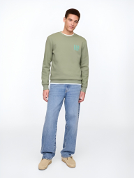 Світшот чоловічий GAP на флісі 1159845556 (Зелений XXL)