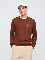 Світшот чоловічий GAP на флісі 1159841066 (Коричневий M)