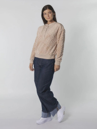 Женский свитшот Tommy Hilfiger из шерпы 1159841178 (Бежевый XL)