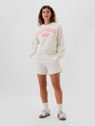 Свитшот женский на флисе GAP с логотипом 1159842302 (Молочный S)