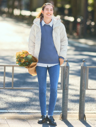 Свитшот UNIQLO с круглым вырезом 1159844061 (Синий M)