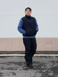 Свитшот UNIQLO с круглым вырезом 1159844061 (Синий M)