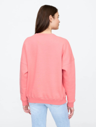 Свитшот женский на флисе GAP с логотипом 1159845987 (Розовый XL)