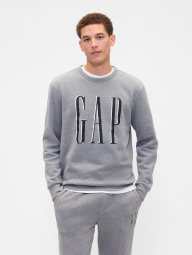 Свитшот мужской GAP на флисе 1159846309 (Серый L)