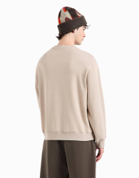 Чоловічий світшот Armani Exchange з вишивкою 1159846931 (Бежевий XL)