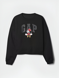 Женский свитшот Minnie Mouse GAP на флисе 1159848248 (Черный XL)
