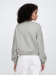 Женский свитшот GAP на флисе 1159848777 (Серый S)