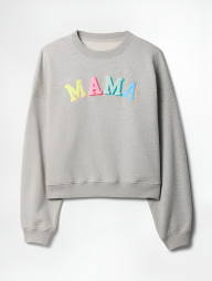 Женский свитшот GAP на флисе 1159848777 (Серый S)