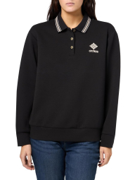 Женский свитшот-поло Guess с логотипом 1159849710 (Черный XL)