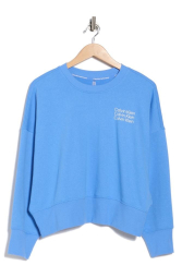 Женский свитшот Calvin Klein с логотипом 1159850102 (Голубой XL)