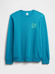 Світшот чоловічий GAP на флісі 1159850734 (Бірюзовий XXL)
