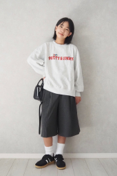 Свитшот Sanrio UNIQLO Patty & Jimmy с принтом 1159851335 (Серый XL)