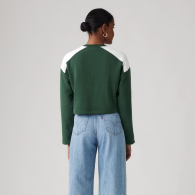Женский укороченный свитшот на флисе Levi's 1159852367 (Белый/Зеленый XL)