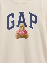 Свитшот женский на флисе GAP с логотипом 1159858677 (Бежевый S)