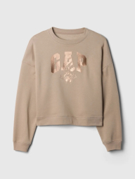 Світшот жіночий на флісі GAP з логотипом 1159853906 (Бежевий XS)