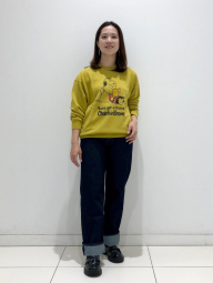 Світшот UNIQLO Peanuts 1159854040 (Жовтий 3XL)