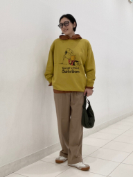 Світшот UNIQLO Peanuts 1159854040 (Жовтий 3XL)