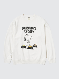 Світшот UNIQLO Peanuts 1159857348 (Білий 3XL)