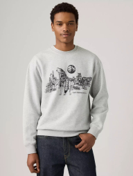 Свитшот Levi's на флисе 1159858318 (Серый M)