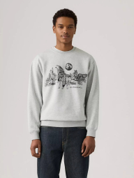 Світшот Levi's на флісі 1159858318 (Сірий M)