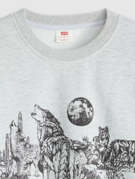 Світшот Levi's на флісі 1159858318 (Сірий M)