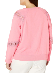 Жіночий світшот Tommy Hilfiger з вишивкою 1159858467 (Рожевий 0X)