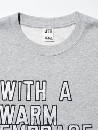 Свитшот MoMA UNIQLO с принтом 1159858951 (Серый M)