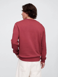 Мужской свитшот GAP на флисе 1159859130 (Бордовый XL)