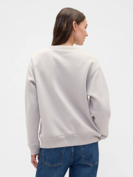 Свитшот на флисе GAP с логотипом 1159859816 (Серый XL)