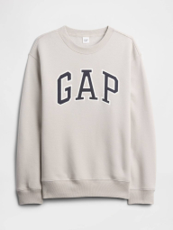 Світшот на флісі GAP з логотипом 1159859816 (Сірий XL)
