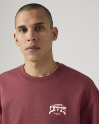 Світшот Levi's на флісі 1159860490 (Бордовий L)