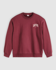 Світшот Levi's на флісі 1159860490 (Бордовий L)