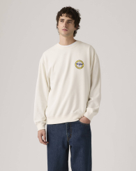 Чоловічий світшот Levi's на флісі 1159861509 (Молочний M)