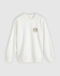 Мужской свитшот Levi's на флисе 1159861509 (Молочный M)